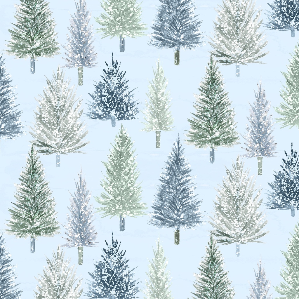[T125-003-778] T125-003-778 / Trees - Blue