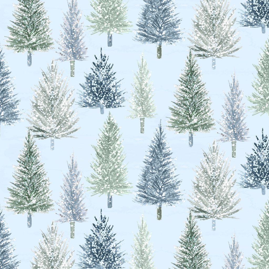 [T125-003-778] T125-003-778 / Trees - Blue