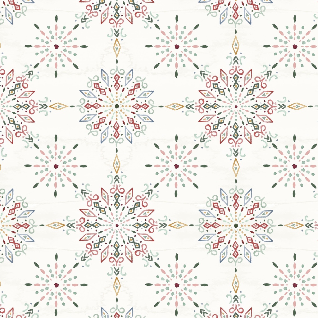 [T125-005-158] T125-005-158 / Snowflake Grid - Multi