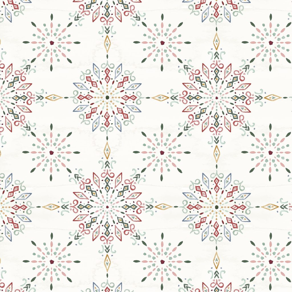 [T125-005-158] T125-005-158 / Snowflake Grid - Multi