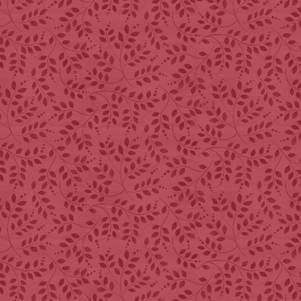 [T125-007-555] T125-007-555 / Leaves - Red
