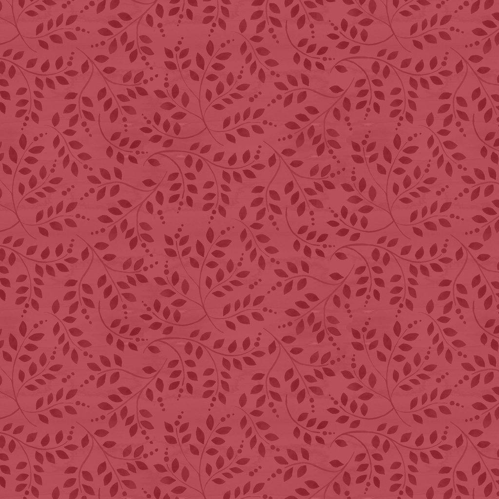 [T125-007-555] T125-007-555 / Leaves - Red