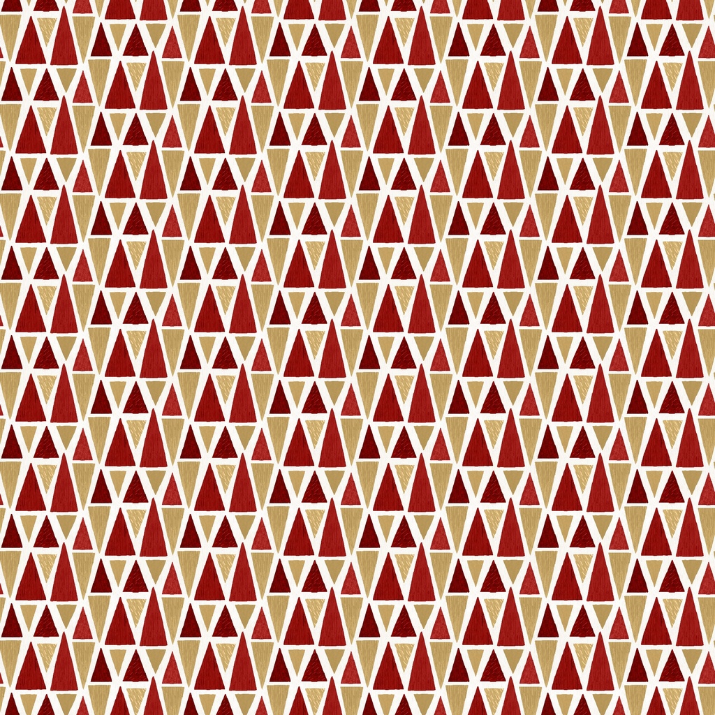 [T115-019-531] T115-019-531 / Triangle Trees - Red