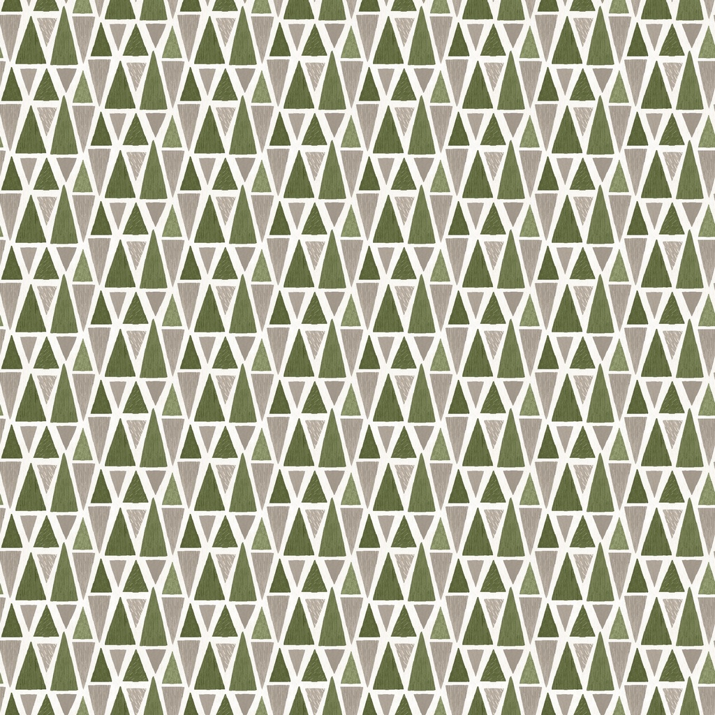 [T115-019-891] T115-019-891 / Triangle Trees - Green