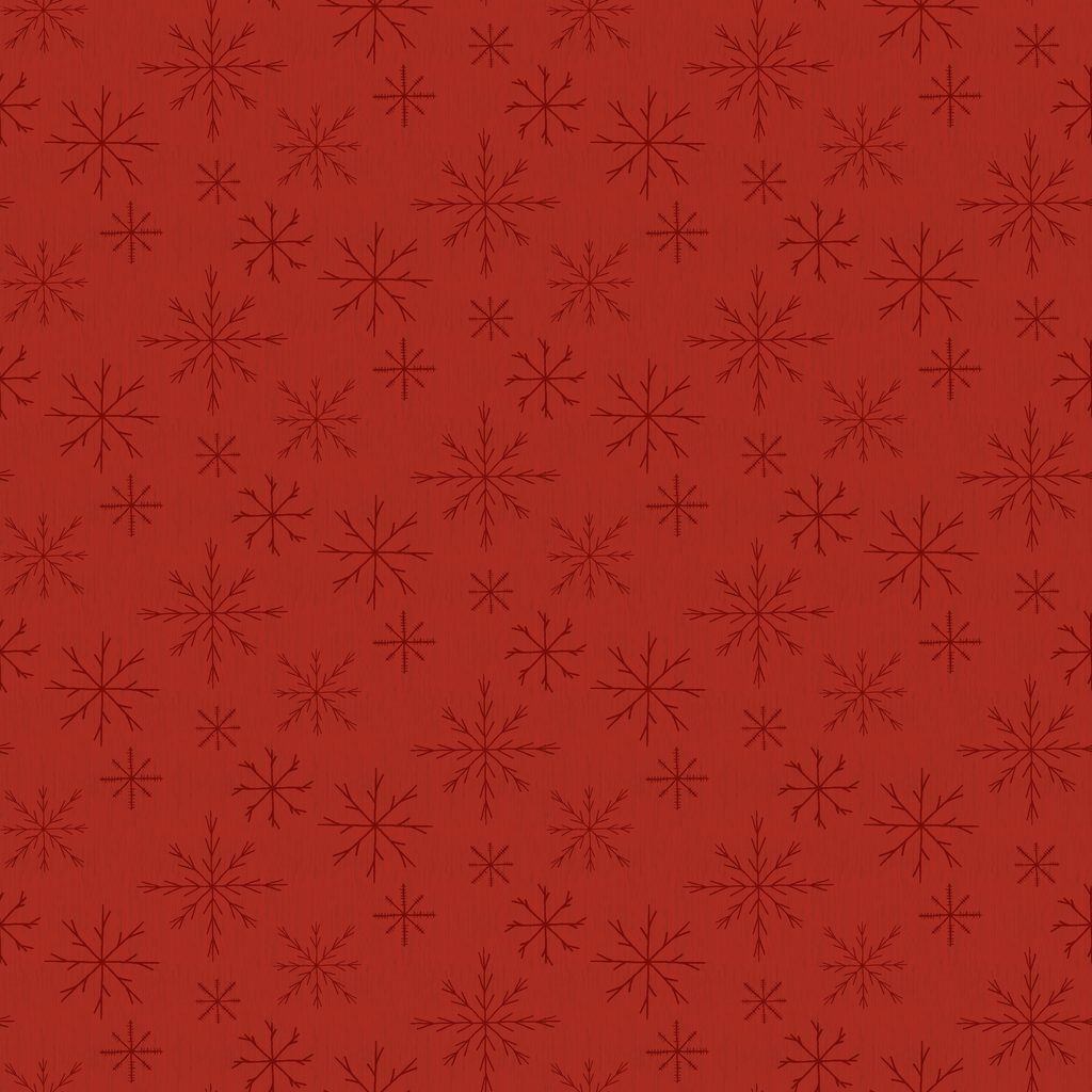 [T115-024-555] T115-024-555 / Snowflake - Red