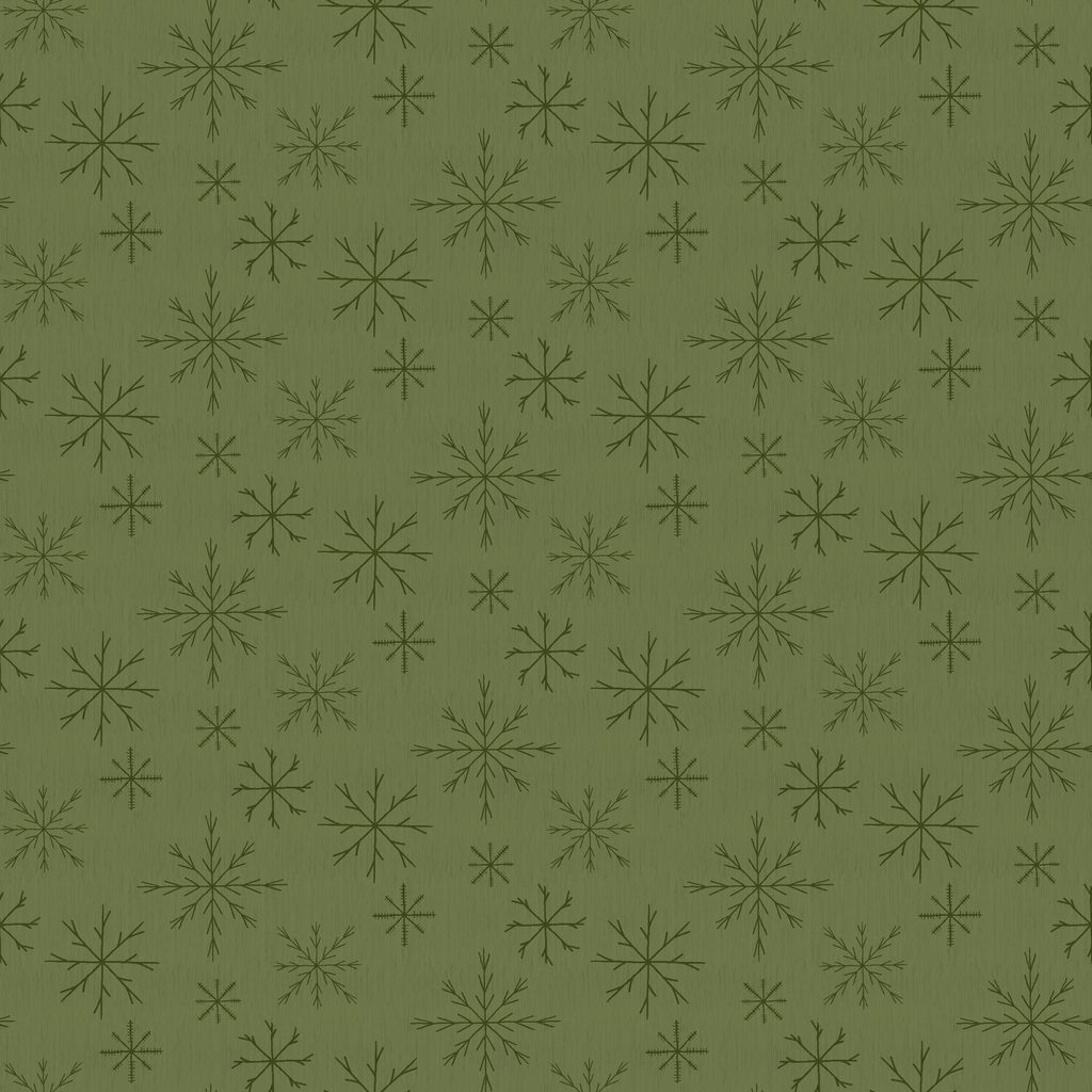 [T115-024-888] T115-024-888 / Snowflake - Green