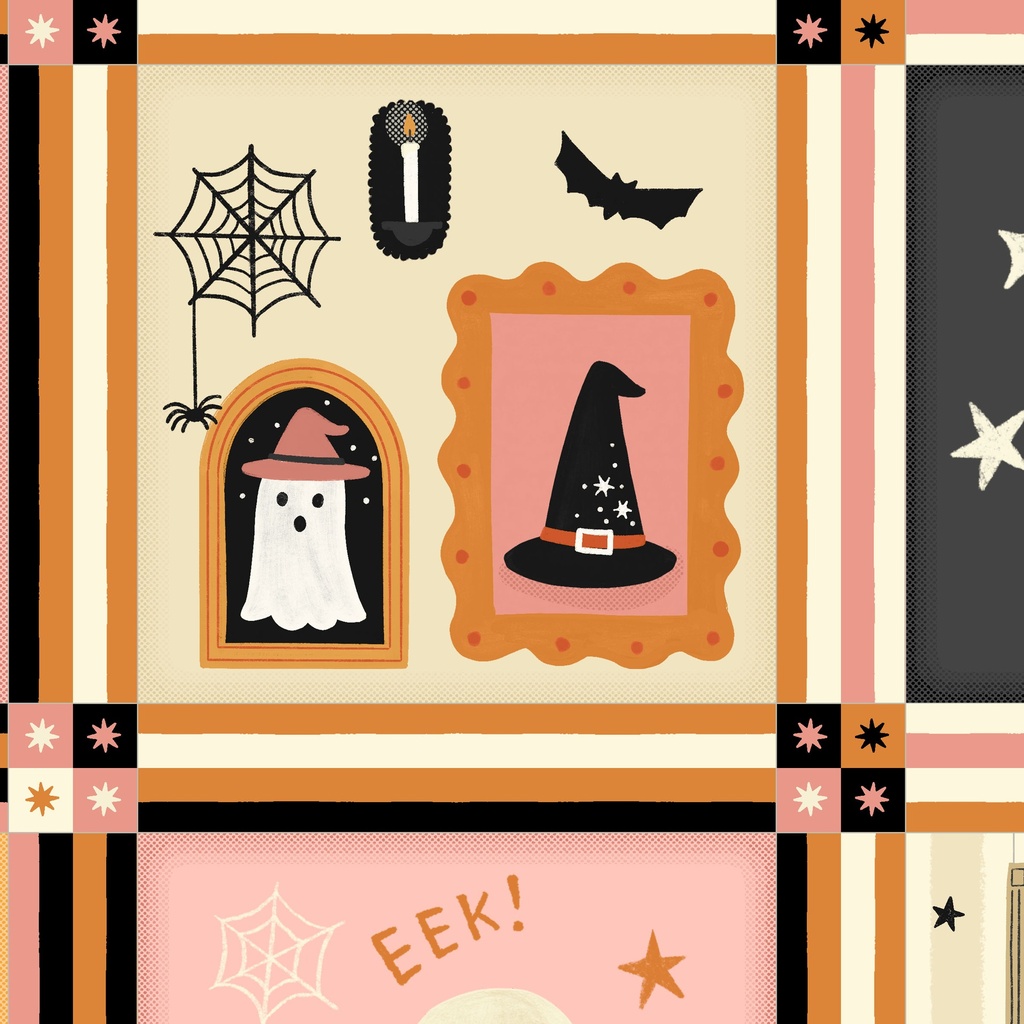 [T150-001-594] T150-001-594 / Friendly Frights Mini Craft Panel - Multi