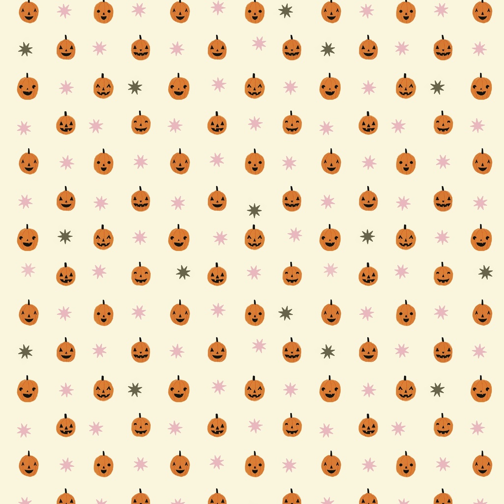 [T150-006-149] T150-006-149 / Tiny Pumpkins - Cream