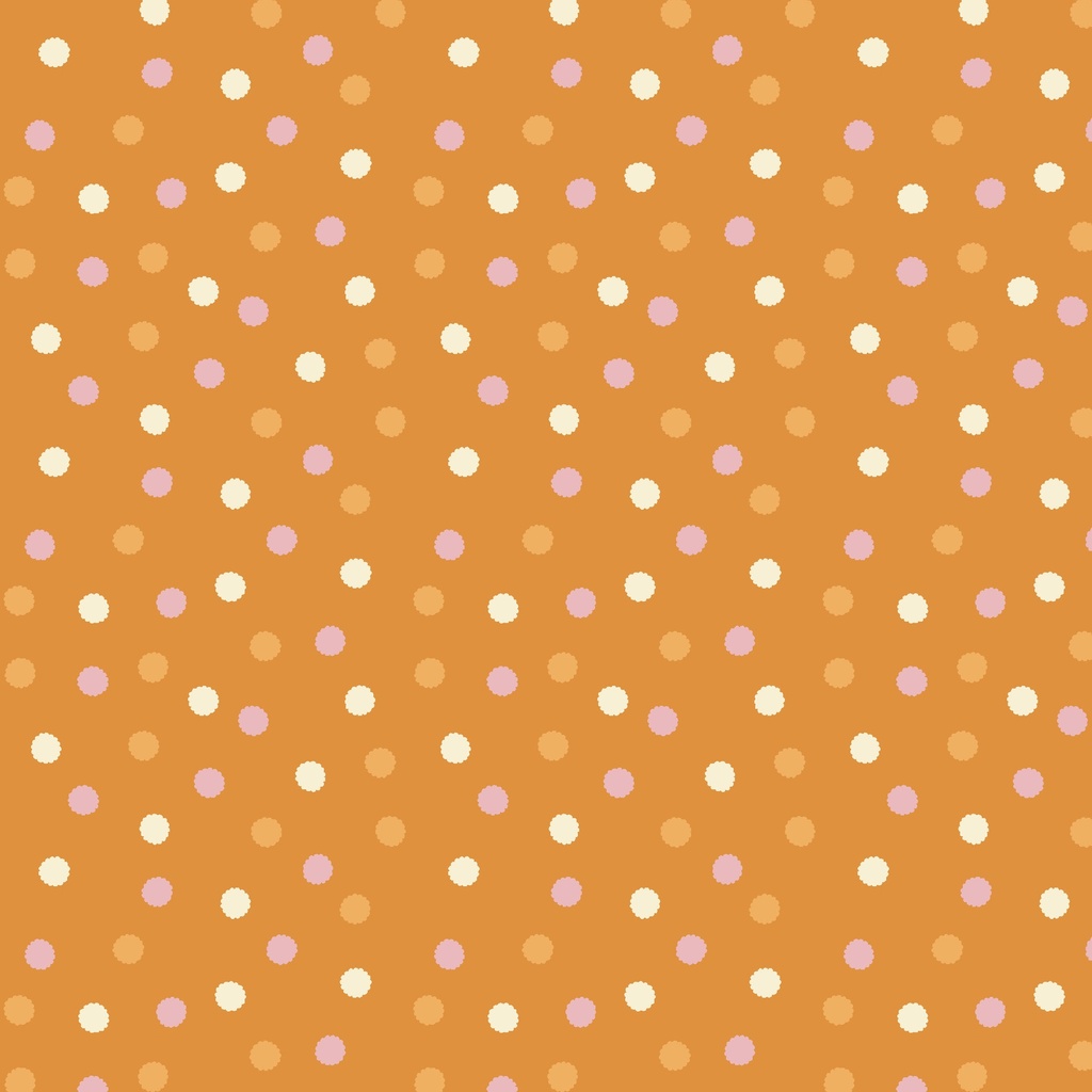 [T150-007-415] T150-007-415 / Dots - Orange