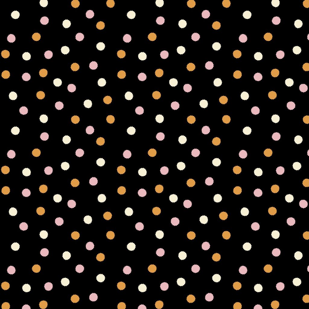 [T150-007-915] T150-007-915 / Dots - Black