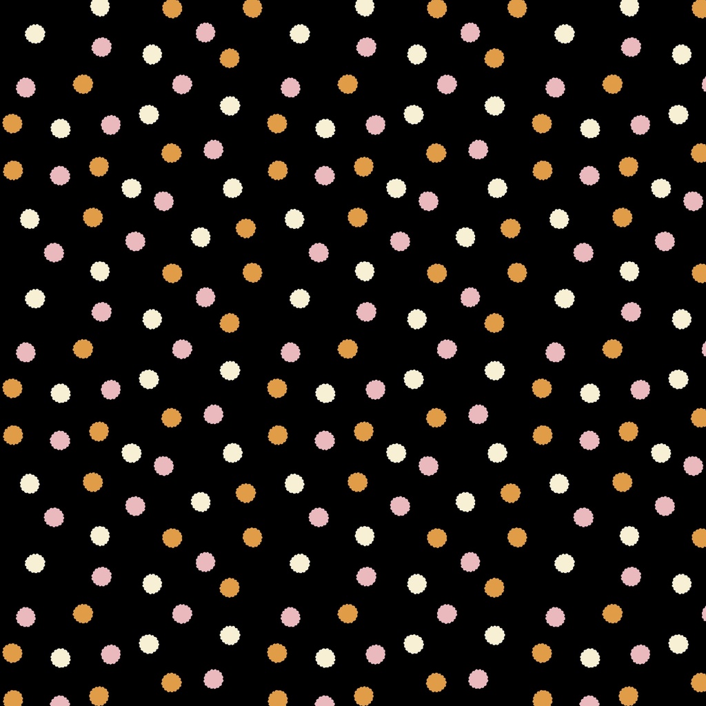[T150-007-915] T150-007-915 / Dots - Black