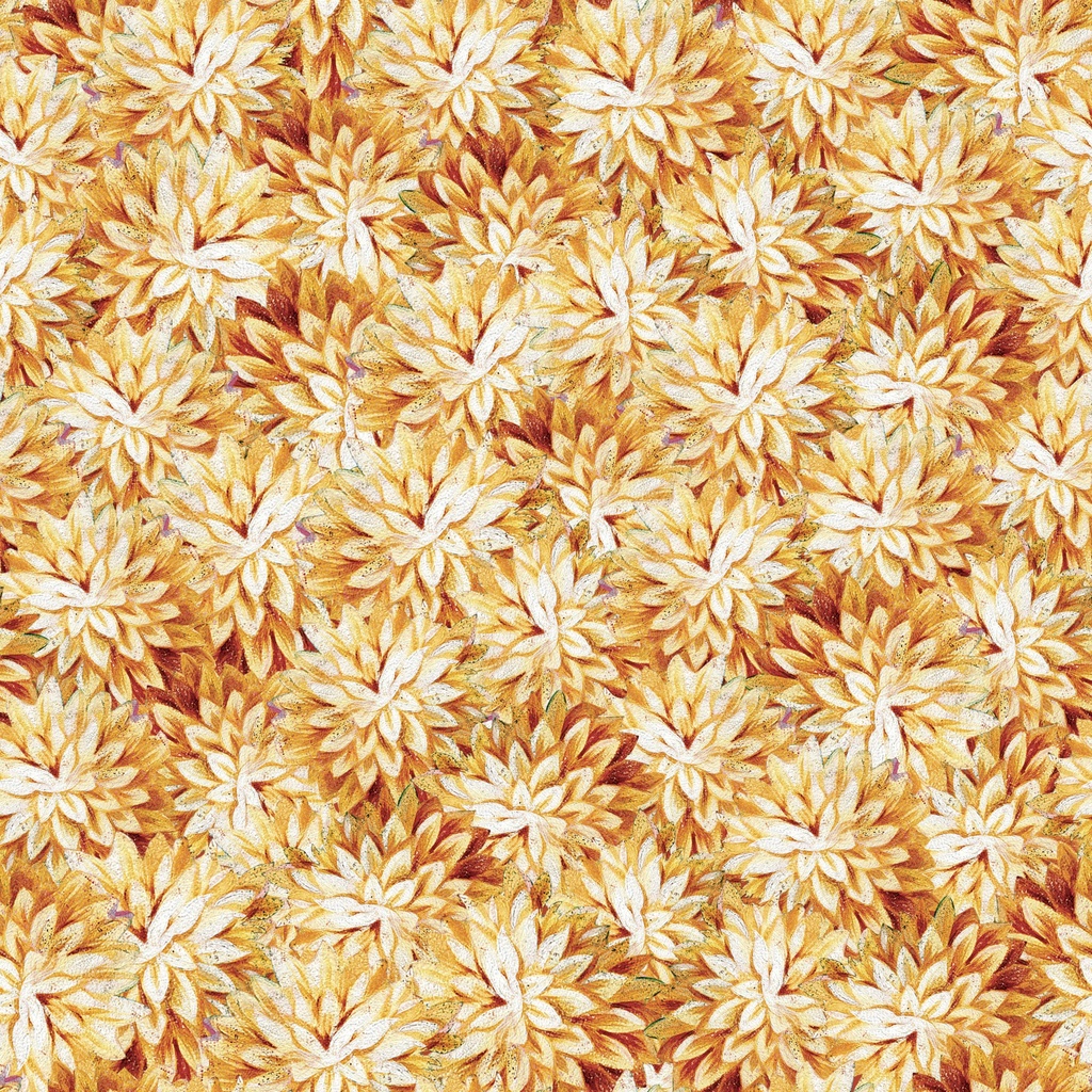[W195-019-415] W195-019-415 / Packed Mums - Yellow