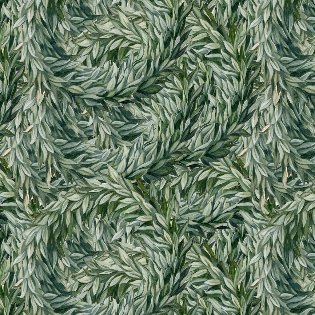 W195-020-888 / Packed Leaves - Green