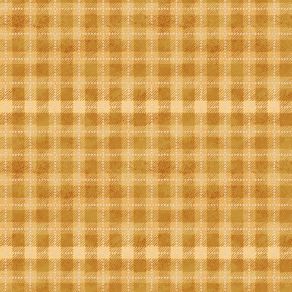 [W115-045-341] W115-045-341 / Plaid - Gold