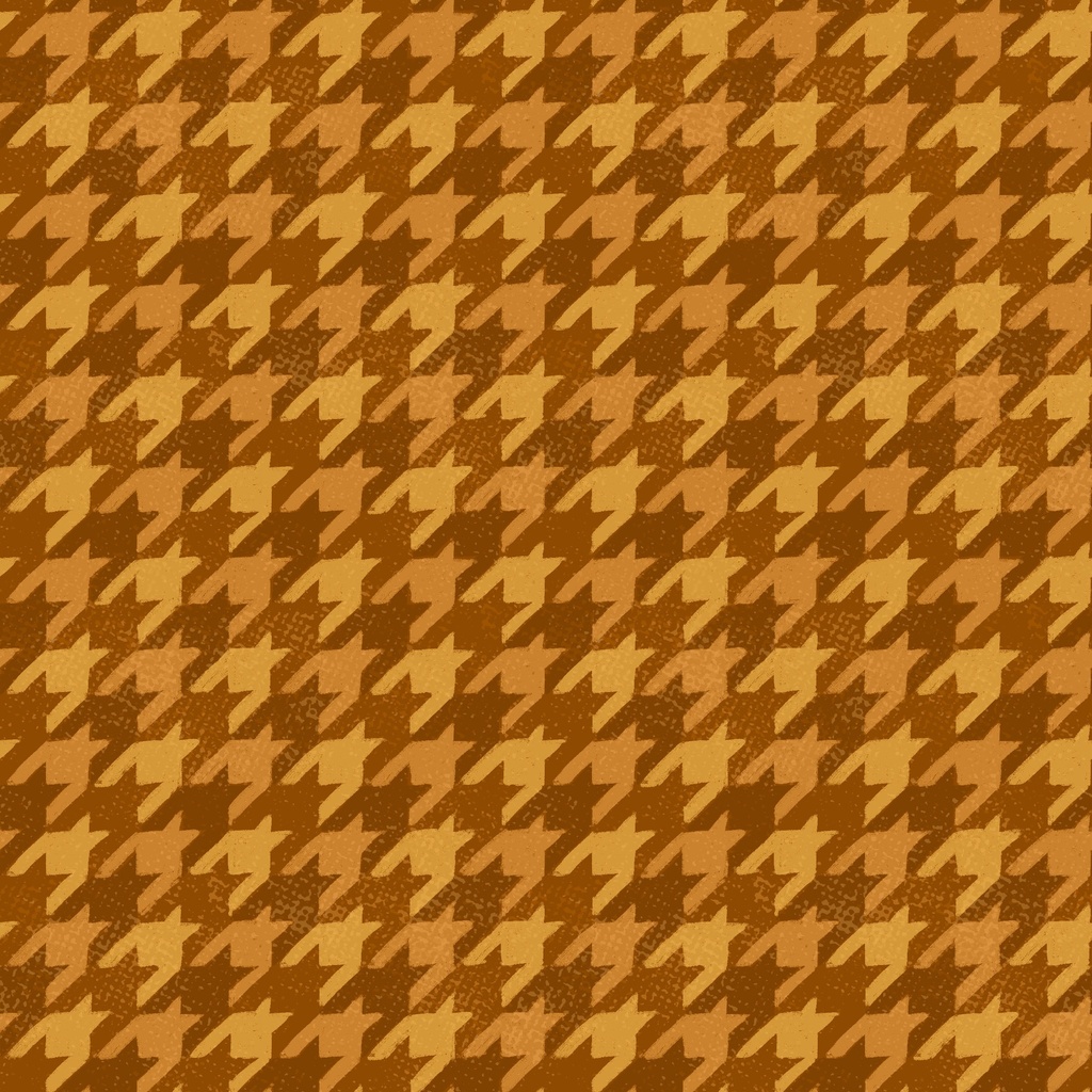 [W115-046-435] W115-046-435 / Houndstooth - Orange