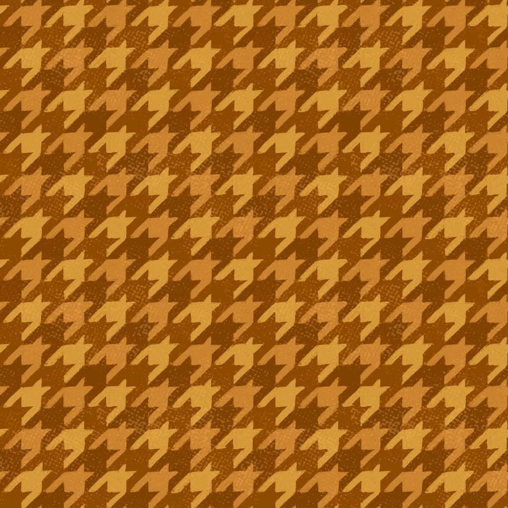 [W115-046-435] W115-046-435 / Houndstooth - Orange