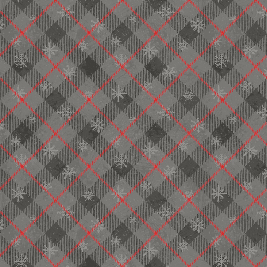 [T140-006-959] T140-006-959 / Plaid - Gray