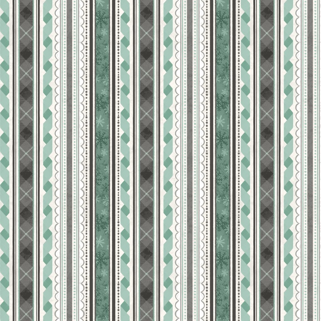 T140-008-971 / Ticking Stripe - Multi