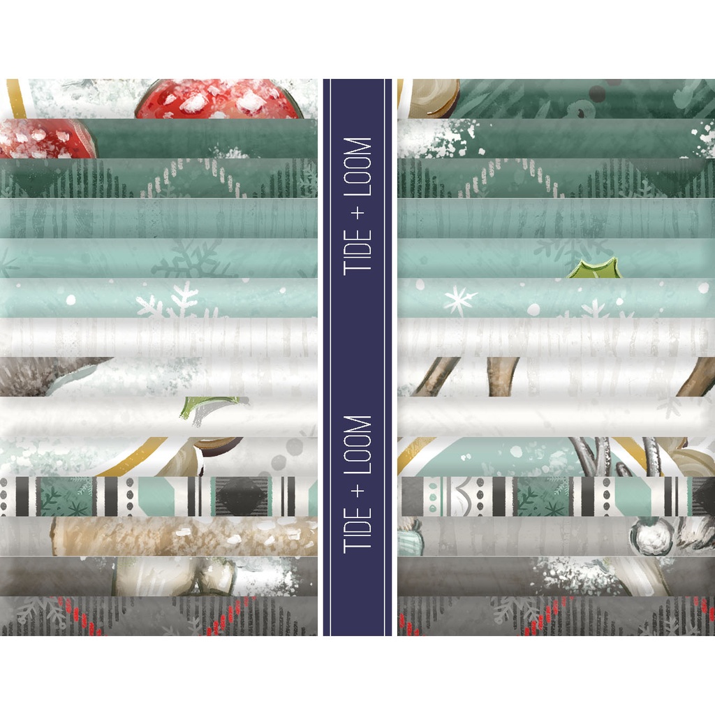 [Mistletoe Memories-FQ] Mistletoe Memories-FQ / Mistletoe Memories Fat Quarter Pack