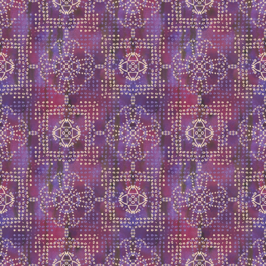 [T130-021-651] T130-021-651 / Medallions - Plum