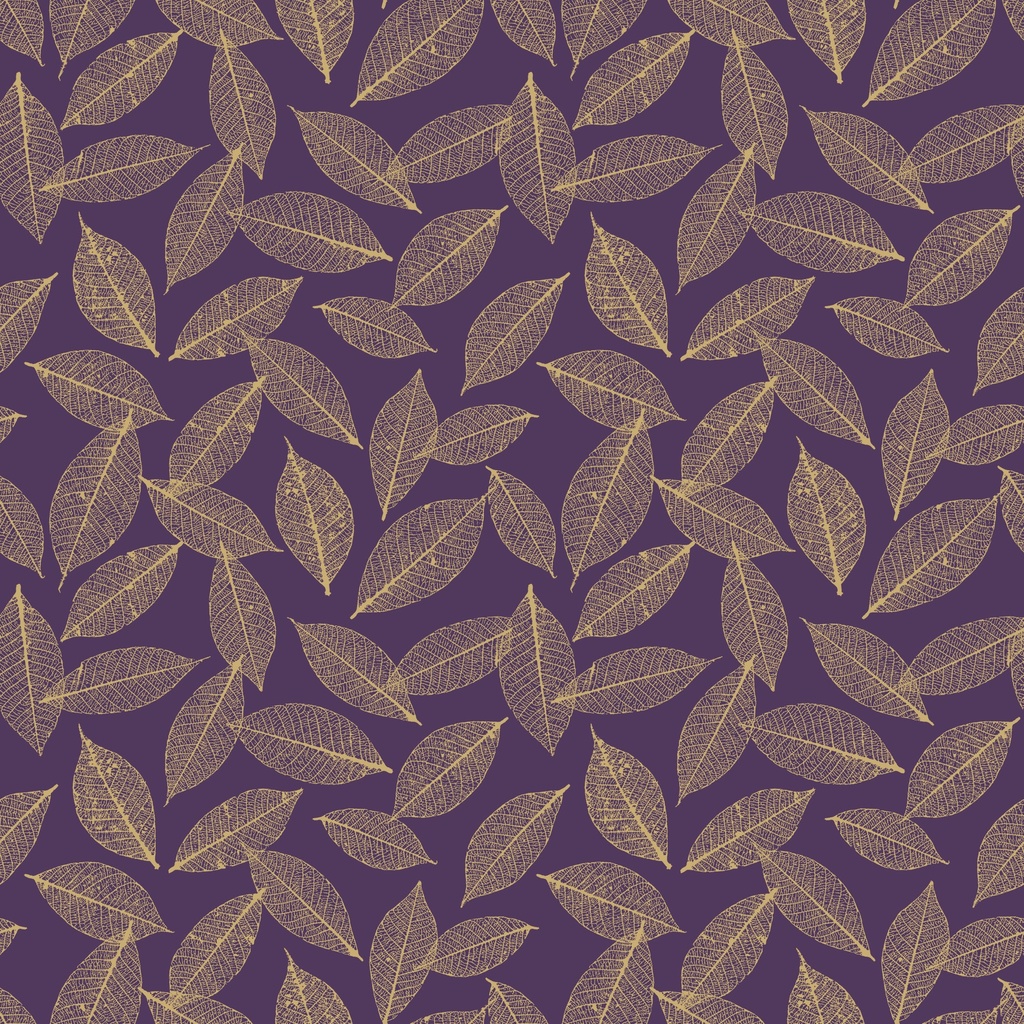[T130-022-663] T130-022-663 / Leaves - Purple