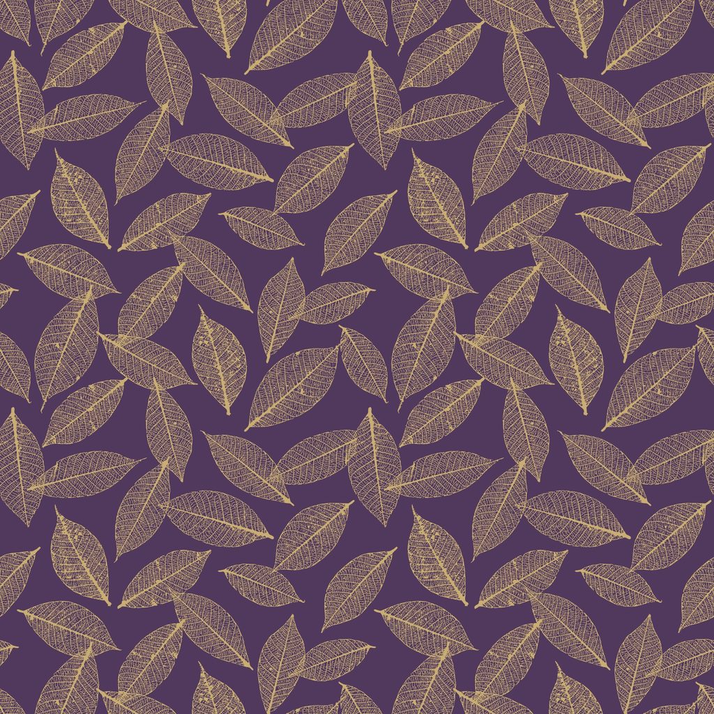 [T130-022-663] T130-022-663 / Leaves - Purple