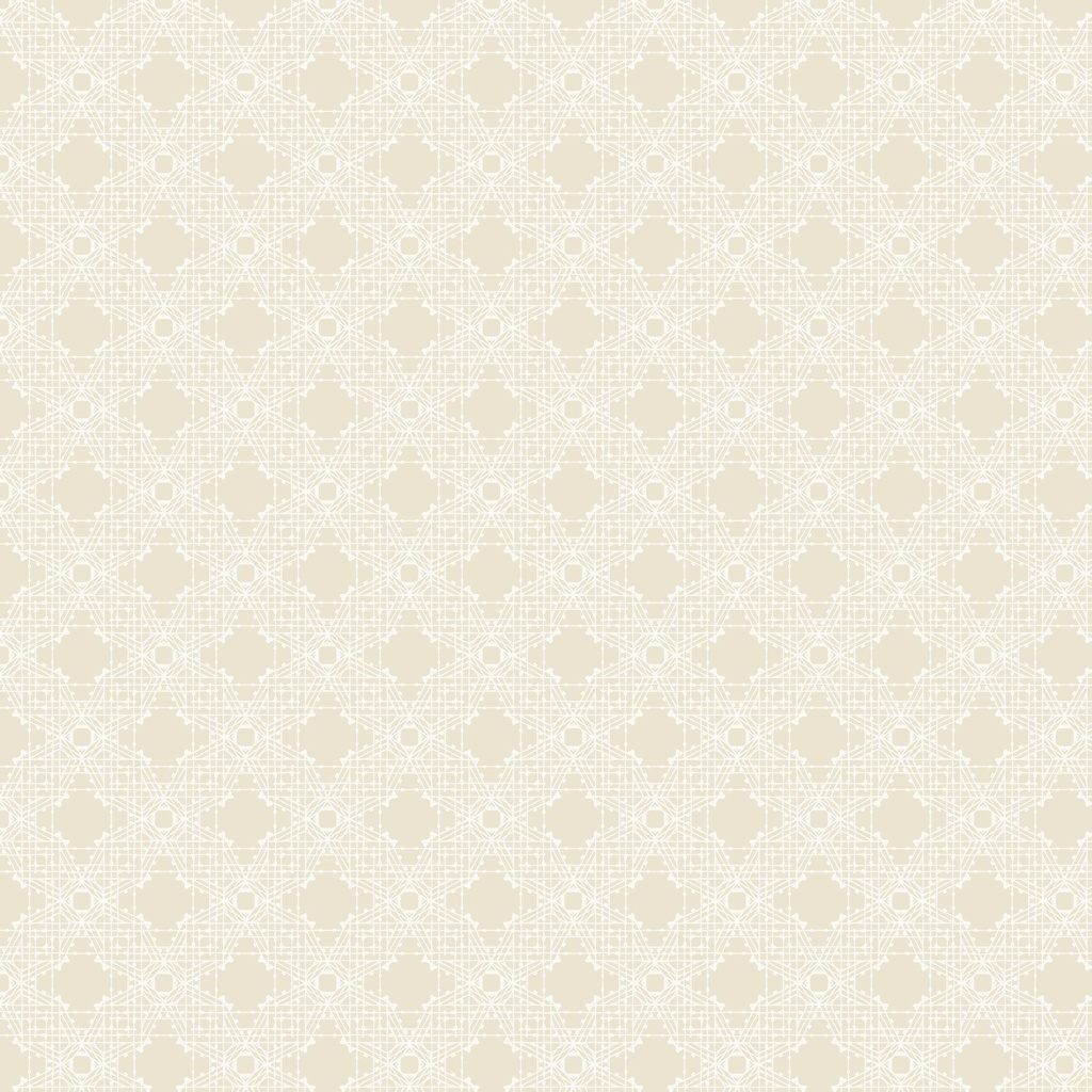 [T130-023-112] T130-023-112 / Geometric Stars - Cream
