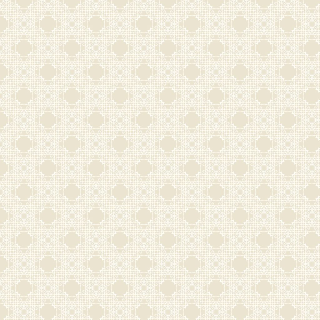 [T130-023-112] T130-023-112 / Geometric Stars - Cream