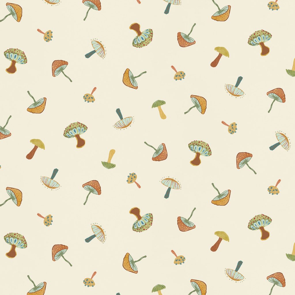 [T125-014-137] T125-014-137 / Mushrooms - Cream