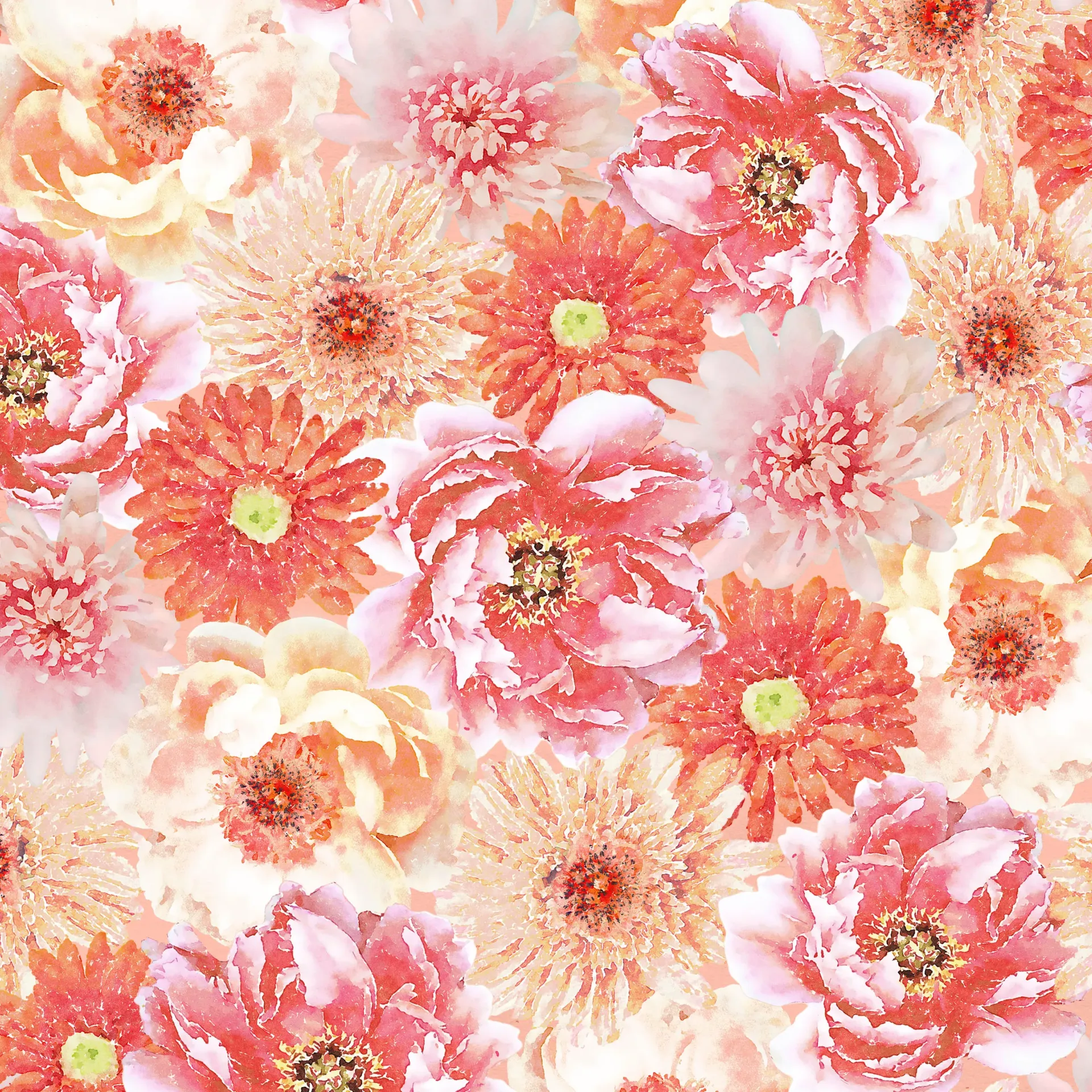 [WB-W200-003-541] WB-W200-003-541 / Packed Floral - Multi