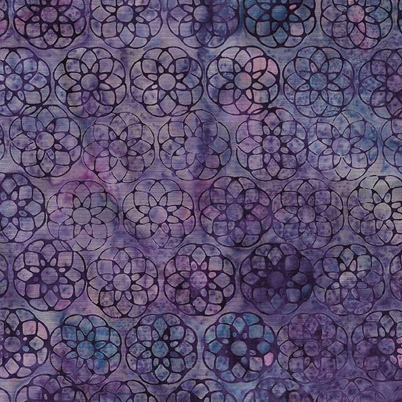 Geometric Flower-Purple Heather