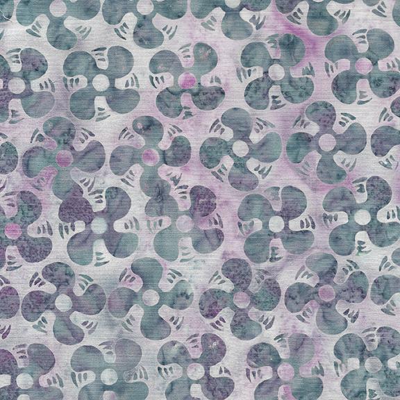 Fan-Multi Grey Purple White
