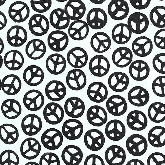 Peace Sign-White