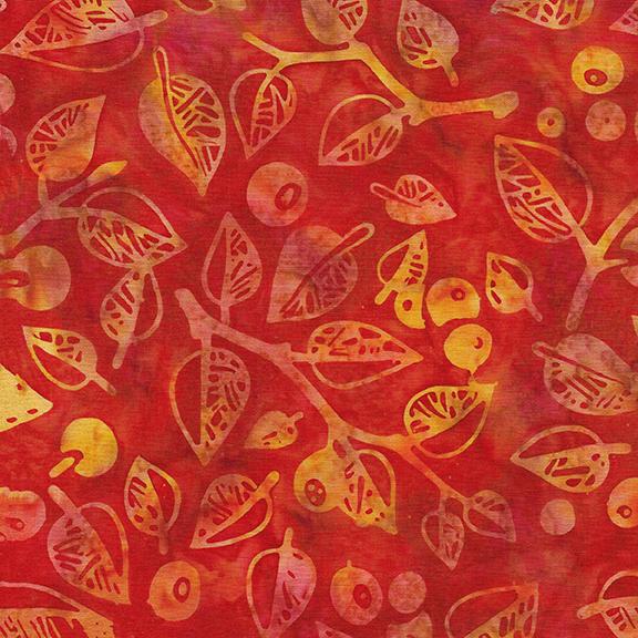 622406355 / Berries and Leaves-Red Candy