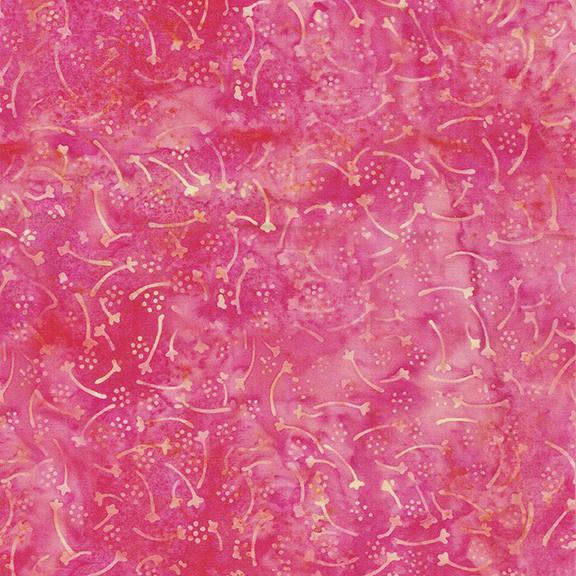 Airy Vines and Dots-Red Coral