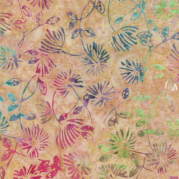 122426305 / Flowers and Sprigs-Red Shell