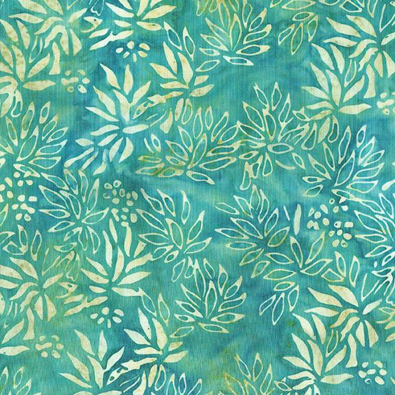 Medium Floral-Teal Sea Glass