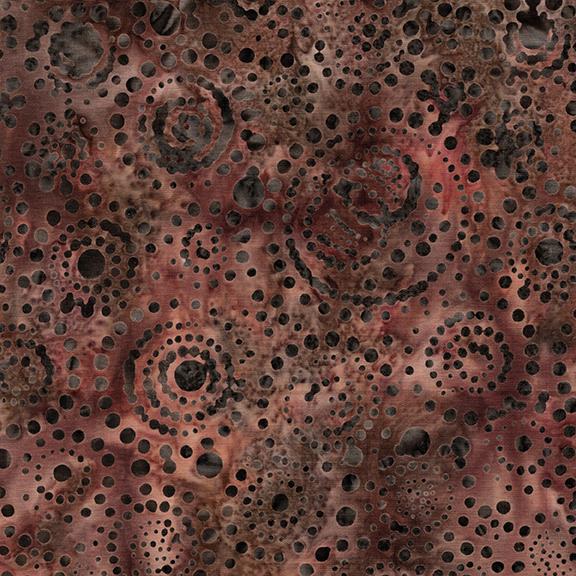 Dots and Swirls Brown Cinnamon