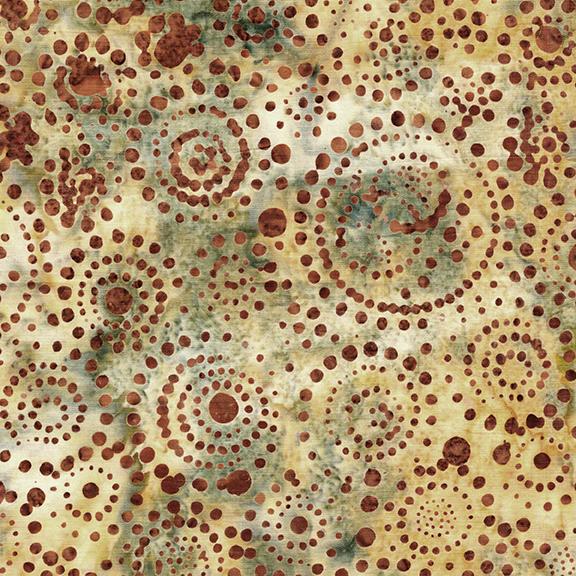 Dots and Swirls Multi Yellow Grey