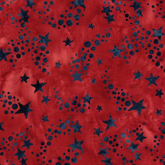 Shooting Stars Red Crimson
