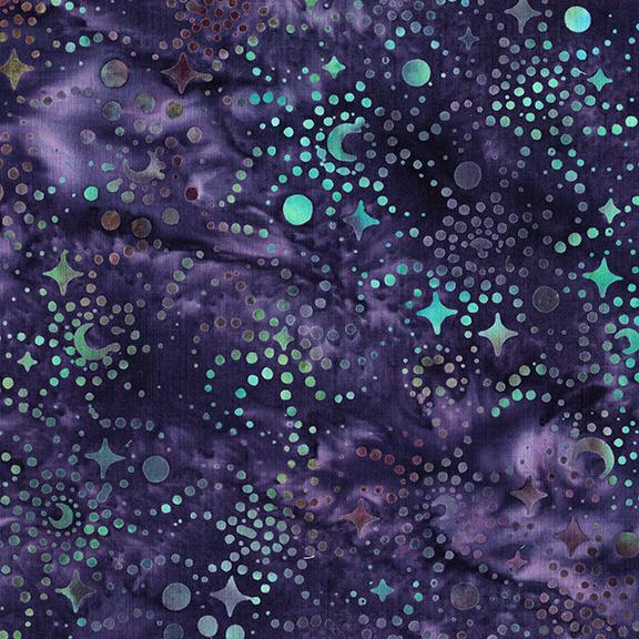 Stars and Swirls Purple Grape