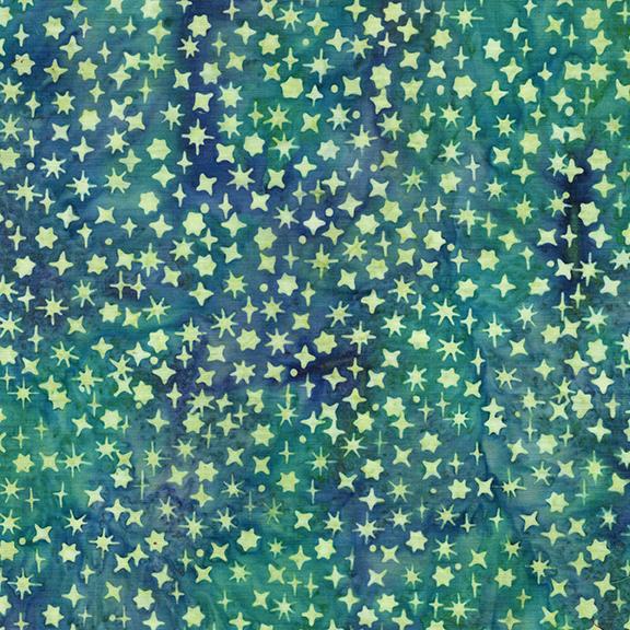 Assorted Stars Multi Blue Turquoise Purple