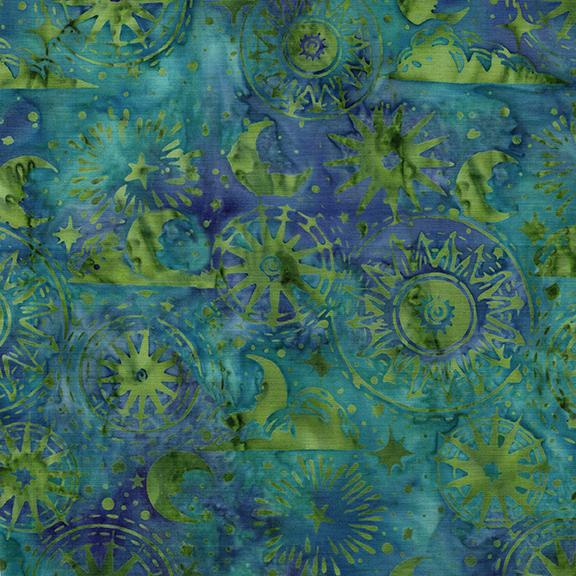 Cosmic Shapes Teal Cerulean