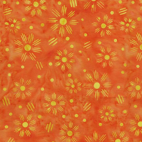 Flower Dot Dash Orange Tiger