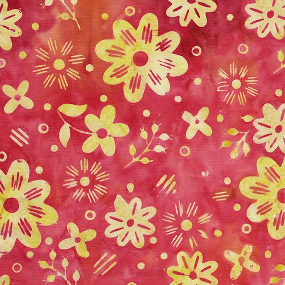 422501810 / Garden Multi Pink Orange Sunset