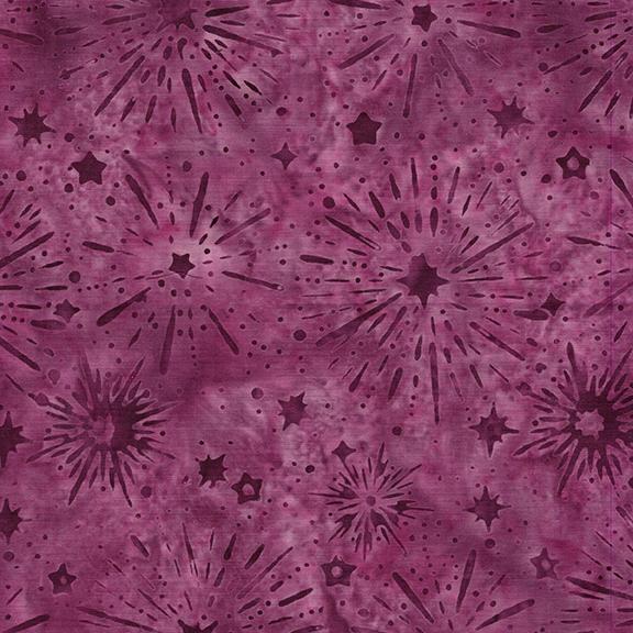 Sunburst Stars Pink French Rose
