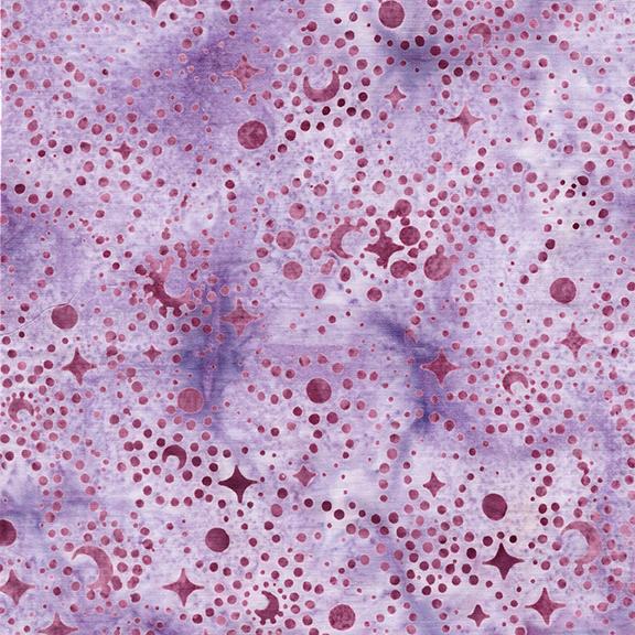 Stars and Swirls Purple Thistle