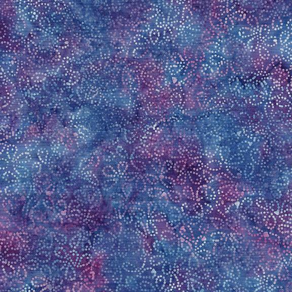 Floral Dot-Multi Blue Purple