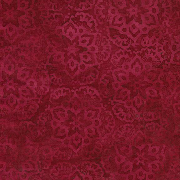 Hexagon-Red Cranberry