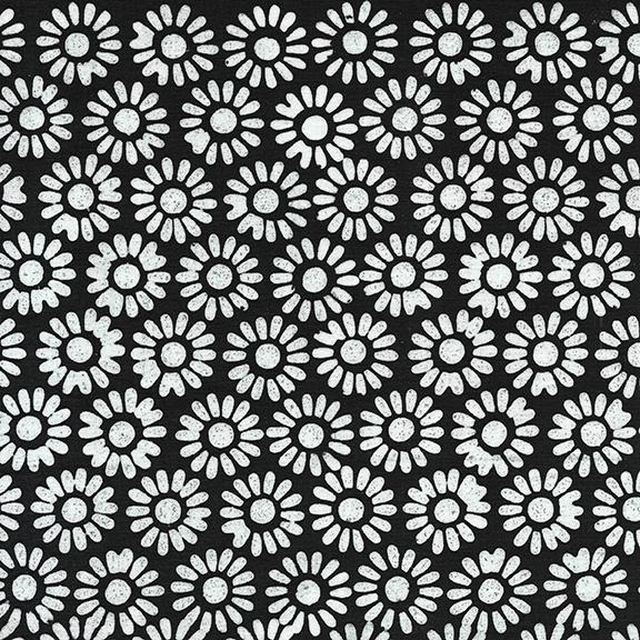Medium Daisy-Black Midnight